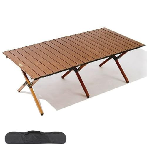 Tragbarer Klapptisch für den Außen- und Innenbereich, leichtes und kompaktes Design, ideal für Camping, Picknicks, Grillen, Wandern, Strand, Garten und Hinterhof-Aktivitäten, mit praktischer von Generisch