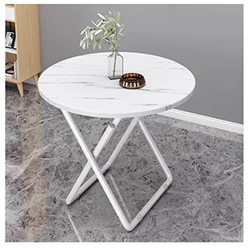 Tragbarer Klapptisch – runde Marmorplatte für Küche oder Kaffee mit Metallhalterungsdesign, platzsparende, stilvolle Outdoor-Möbel Tragbarer Klapptisch – runde Marmorplatte für Küche oder Kaffee mit Metallhalterungsdesign, platzsparende, stilvolle Outdoor-Möbel von Generisch