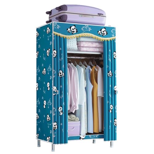 Tragbarer Kleiderschrank, faltbarer Stoffschrank für kleine Räume, perfekt für die effiziente Organisation von Kleidung und Accessoires im Schlafzimmer Tragbarer Kleiderschrank, faltbarer Stoffschrank für kleine Räume, perfekt für die effiziente Organisation von Kleidung und Accessoires im Schlafzimmer von Generisch