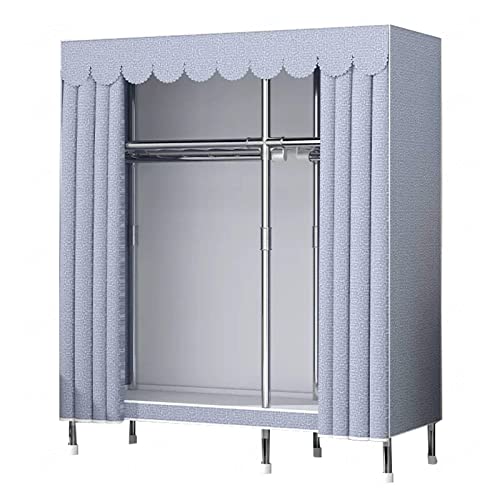 Tragbarer Kleiderschrank mit Kleiderstange und Stoffbezug für Schlafzimmer und Wohnzimmer, platzsparender Organizer von Generisch