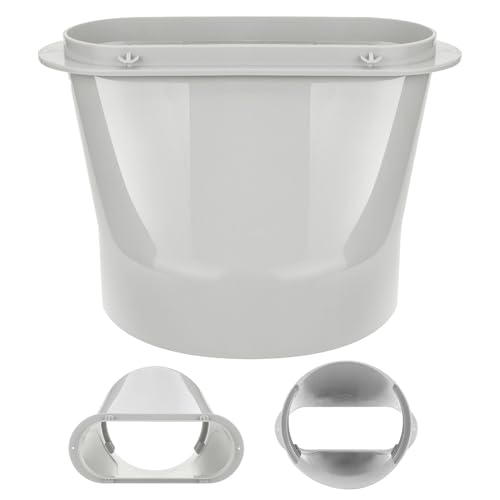 Tragbarer Klimaanlagen Schlauchverbinder | AC Abgasrohr Verbinder | Rohrzubehör Flachkörper Für Entlüftung Abdichtung Kit Platte Keller Wohnung Schlafzimmer Wohnzimmer Garage von Generisch