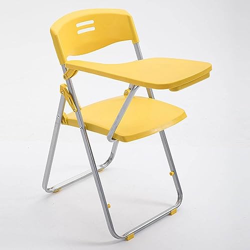 Tragbarer Konferenzstuhl mit Tablet-Arm, stapelbares Design, Netz-Rückenlehne und gepolsterter Sitz für Büro, Klassenzimmer, Empfang und Training von Generisch
