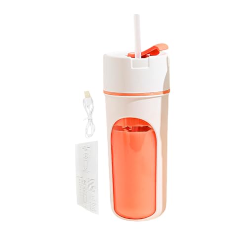 Tragbarer Mixer | Mixer Shaker Flasche | Personal Blenderr & Maker | Mixerflasche | Mini -Saft -Mixer | Obstsaftmischer | Kompakt & wiederaufladbarer Entsafter für Smoothies, Shakes, von Generisch