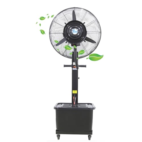 Tragbarer Nebelventilator mit Wassertank für Innen- und Außenbereich, ideal für Camping, Angeln, Reisen und Gartenpartys von Generisch