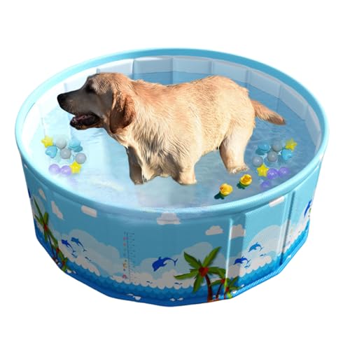 Tragbarer Pool | Tragbarer Rutschfester Faltpool - Schwimmen Und Tauchen Zubehör Für Sommer Wasseraktivitäten Familie Garten von Generisch