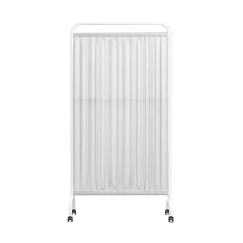 Tragbarer Raumteiler Im Krankenhaus, Leichter Sichtschutz Mit Rädern, Einfach Zu Bewegen Und Aufzubewahren, for Klinikschlafzimmer, 1-6-Panels(White,2 Panel) von Generisch