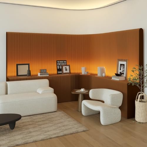 Tragbarer Sichtschutz Raumteiler mit LED-Leuchten und Regalen, faltbarer Wandschirm für Home Office Studio Ausstellung Café von Generisch