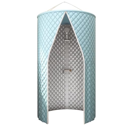 Tragbarer Thermo-Duschvorhang mit doppeltem Reißverschluss für Privatsphäre, ideal für Outdoor-Duschen, Camping und Bootfahren Tragbarer Thermo-Duschvorhang mit doppeltem Reißverschluss für Privatsphäre, ideal für Outdoor-Duschen, Camping und Bootfahren von Generisch
