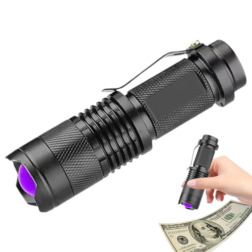 Tragbarer UV-Detektor – tragbares UV-Licht mit LED-Licht, UV-Licht-Tester | Tragbare Taschenlampe mit hoher Helligkeit für Haustier-Urinflecken, Skorpione, Detektor Tragbarer UV-Detektor – tragbares UV-Licht mit LED-Licht, UV-Licht-Tester | Tragbare Taschenlampe mit hoher Helligkeit für Haustier-Urinflecken, Skorpione, Detektor von Generisch