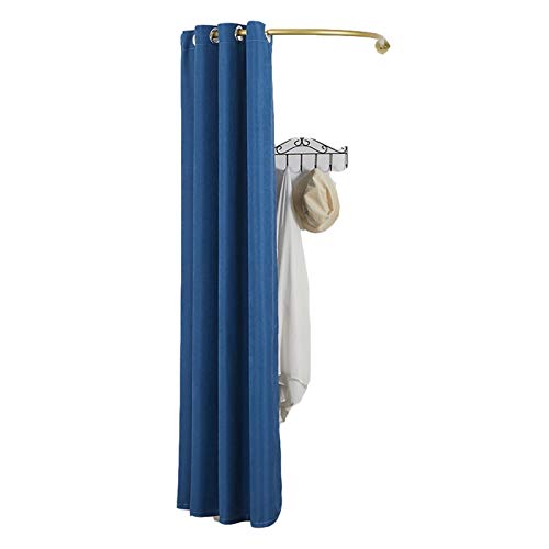 Tragbarer mobiler Ankleideraum, einfach aufzuhängen und zu falten, glattes Öffnen/Schließen, römisches Schnallen-Design, stabiler Metallrahmen, 6 Farboptionen (Blau, 1000 x 100 x 200 cm) von Generisch