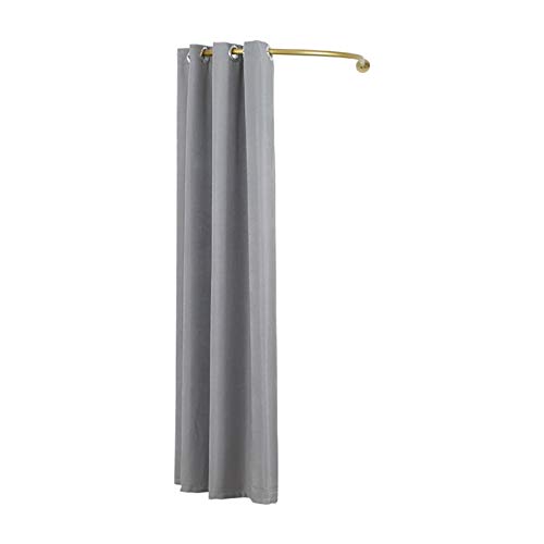 Tragbarer mobiler Ankleideraum, einfach aufzuhängen und zu falten, glattes Öffnen/Schließen, römisches Schnallen-Design, stabiler Metallrahmen, 6 Farboptionen (grau, 1000 x 100 x 200 cm) von Generisch