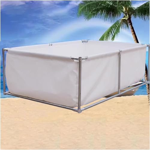 Tragbarer oberirdischer Pool, robuster Canvas-Tank mit Ablassventil für Garten und Außenbereich Tragbarer oberirdischer Pool, robuster Canvas-Tank mit Ablassventil für Garten und Außenbereich von Generisch