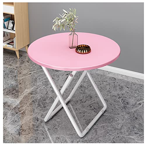 Tragbarer runder Klapptisch mit Marmorplatte, stabile Metallhalterung, stilvolle und vielseitige Möbel für Balkon, Küche, Esszimmer von Generisch