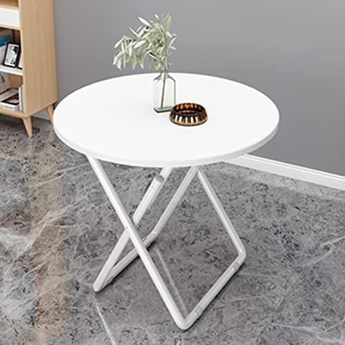 Tragbarer runder Klapptisch mit Marmorplatte, stabile Metallhalterung, stilvolle und vielseitige Möbel für Balkon, Küche, Esszimmer Tragbarer runder Klapptisch mit Marmorplatte, stabile Metallhalterung, stilvolle und vielseitige Möbel für Balkon, Küche, Esszimmer von Generisch