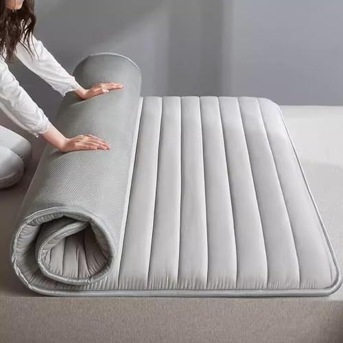 Tragbares faltbares Futon-Pad – Naturlatex-Komfort für Sofas, Loungesessel, Gästezimmer, Schlafsäle – leicht aufrollbare Matratze von Generisch