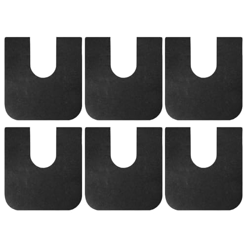 Trainingsmatten für die Toilette, rutschfeste Trainingsmatte, WC-Vorleger, abgerundete U-förmige Schutzpads, desodorierend, weich, wiederverwendbar, Toilettenmatte für Toilette von Generisch
