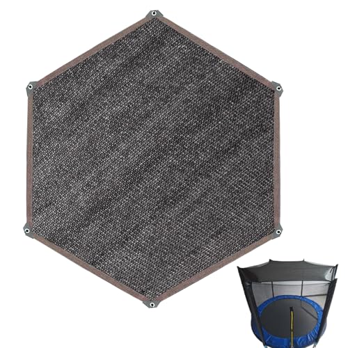 Trampolin Sonnenschutz Abdeckung - Baldachin Trampoline Zelt | Sonnenschutz Trampoline für Outdoor | Trampolin Sonnenschutz Abdeckung - Sonnenschutz Trampolin Top Cover | Wasserdicht Faltbar Reißfest von Generisch