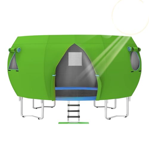 Trampolin-Zeltabdeckung | Sonnenschutzabdeckung für Spielplatz – Mehrzweck-Sonnenschutz, Trampolin-Überdachung, für Outdoor-Spielplatz Trampolin-Zeltabdeckung | Sonnenschutzabdeckung für Spielplatz – Mehrzweck-Sonnenschutz, Trampolin-Überdachung, für Outdoor-Spielplatz von Generisch
