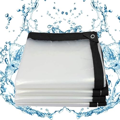 Transparente Abdeckplane 6x5m Wasserdichte Abdeckung Strapazierfähige Wetterfeste Plane Faltbare Schutzhülle für Gartenmöbel Pool Auto - Heavy Duty Outdoor Baldachin Transparente Abdeckplane 6x5m Wasserdichte Abdeckung Strapazierfähige Wetterfeste Plane Faltbare Schutzhülle für Gartenmöbel Pool Auto - Heavy Duty Outdoor Baldachin von Generisch