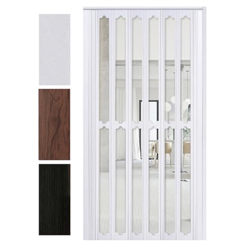 Transparente Acryl-Falttür, PVC, Akkordeon-Raumteiler für Wäscheschrank und Innenräume, EasySlide-Trenntür für Zuhause und Büro Transparente Acryl-Falttür, PVC, Akkordeon-Raumteiler für Wäscheschrank und Innenräume, EasySlide-Trenntür für Zuhause und Büro von Generisch