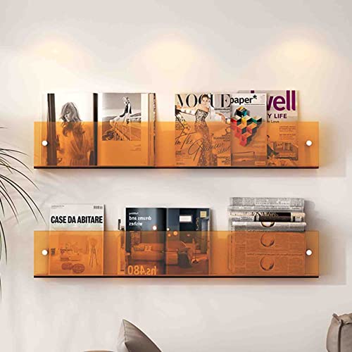 Transparente Acrylregale – Wandmontage für Broschüren, Zeitschriften und Bücher – stilvolle transparente Anzeige für Badezimmer & Heimdekoration Transparente Acrylregale – Wandmontage für Broschüren, Zeitschriften und Bücher – stilvolle transparente Anzeige für Badezimmer & Heimdekoration von Generisch