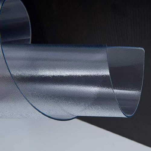 Transparente Bürostuhlmatte, 75 x 120 cm, rutschfeste Pads für Teppich, Computer und Schreibtischstuhl, leicht gleitend, für Heimarbeit und Gaming, langlebig, robuste Lösung von Generisch