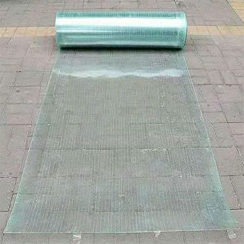 Transparente Fiberglas-Dachplatten – robuste Verkleidung für Gewächshäuser, 1 mm dick, langlebige Plane für Balkone und Leitbleche, 1 m x 6 m von Generisch