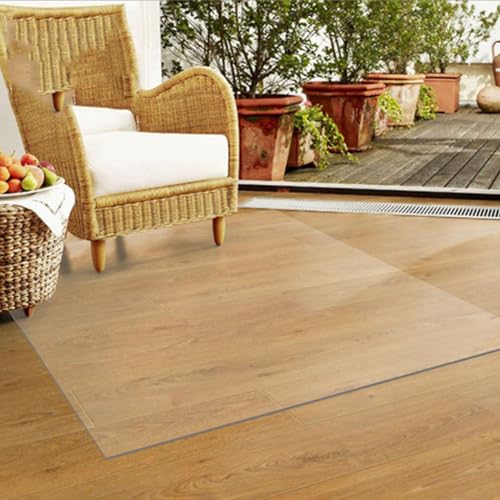 Transparente PVC-Stuhlmatte für harte Böden, 1,5 mm dick, Bodenschutzmatte, 150 x 260 cm, schneidbare Haustierunterlage Transparente PVC-Stuhlmatte für harte Böden, 1,5 mm dick, Bodenschutzmatte, 150 x 260 cm, schneidbare Haustierunterlage von Generisch