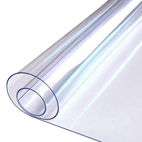 Transparente PVC-Tischdecke, wasserdicht und öldicht, anpassbar, für Esstisch, Couchtisch, harte Böden, 1,5 mm dick, 70 x 130 cm Transparente PVC-Tischdecke, wasserdicht und öldicht, anpassbar, für Esstisch, Couchtisch, harte Böden, 1,5 mm dick, 70 x 130 cm von Generisch