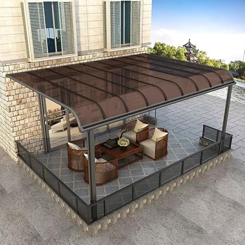 Transparente Polycarbonat-Dachplatten für den Außenbereich – langlebig, witterungsbeständig für Gewächshäuser, Terrassen und Markisen von Generisch