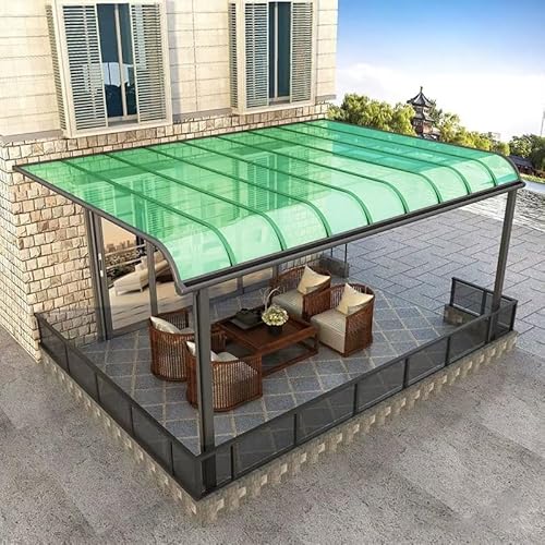 Transparente Polycarbonat-Dachplatten für den Außenbereich – langlebig, witterungsbeständig für Gewächshäuser, Terrassen und Markisen von Generisch