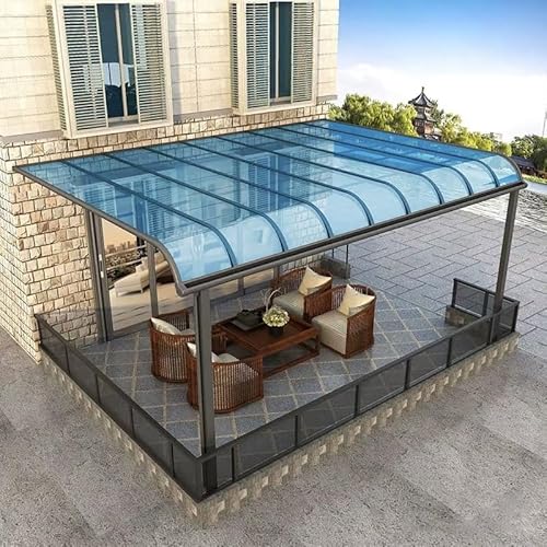 Transparente Polycarbonat-Dachplatten für den Außenbereich – langlebig, witterungsbeständig für Gewächshäuser, Terrassen und Markisen von Generisch