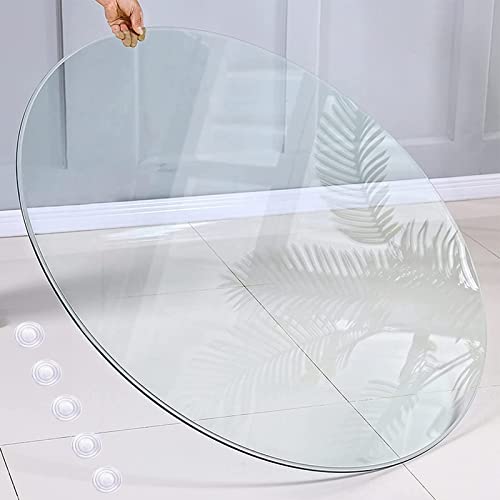 Transparente Tischplatte aus gehärtetem Glas mit abgeschrägtem Rand als Ersatz für Ess- oder Couchtisch Transparente Tischplatte aus gehärtetem Glas mit abgeschrägtem Rand als Ersatz für Ess- oder Couchtisch von Generisch
