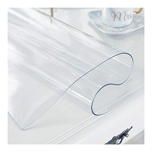 Transparente Vinyl-Bodenschutzmatte – robuste 1,0 mm Stuhlmatte für Zuhause und Büro – öldicht, langlebig, perfekt für Hartholz-Küchentische – 100 x 200 cm von Generisch