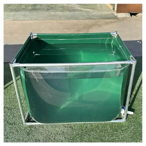Transparente klare Sichtscheibe Aquarium Pool mit Ablassventil, PVC Leinwand Fischteich mit Stahlrahmen, Faltbare Outdoor Plane für Fisch und Garnelen Zucht Transparente klare Sichtscheibe Aquarium Pool mit Ablassventil, PVC Leinwand Fischteich mit Stahlrahmen, Faltbare Outdoor Plane für Fisch und Garnelen Zucht von Generisch