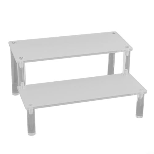 Transparenter Acryl-Aufbewahrungsständer für Parfüms und Schmuck, 13 Schichten, einfache Montage (2 Schichten 20 cm) von Generisch