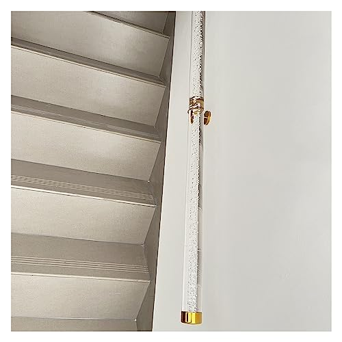 Transparenter Acryl-Handlauf für Treppen, strapazierfähig, rutschfest, transparent, für den Innenbereich, Treppengeländer, komplettes Set mit Wandhalterung, Treppengeländer, individuelle Größe Transparenter Acryl-Handlauf für Treppen, strapazierfähig, rutschfest, transparent, für den Innenbereich, Treppengeländer, komplettes Set mit Wandhalterung, Treppengeländer, individuelle Größe von Generisch