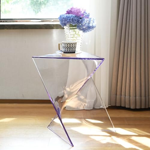 Transparenter Beistelltisch – einfacher Nachttisch & Mehrzweck-Kaffee-Beistelltisch für Wohnzimmer, Schlafzimmer, Balkon oder Arbeitszimmer – ideale Heimdekoration und Ausstellungstisch Transparenter Beistelltisch – einfacher Nachttisch & Mehrzweck-Kaffee-Beistelltisch für Wohnzimmer, Schlafzimmer, Balkon oder Arbeitszimmer – ideale Heimdekoration und Ausstellungstisch von Generisch