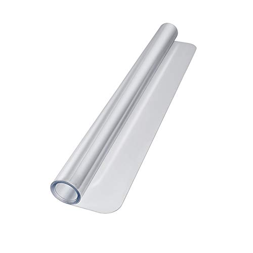 Transparenter PVC-Tischschutz für Hartholzböden, wasserdicht, Vinyl-Esstischabdeckung, abwischbar, anpassbare Größe (1,5 mm, 140 x 140 cm), langlebig und leicht zu reinigen von Generisch
