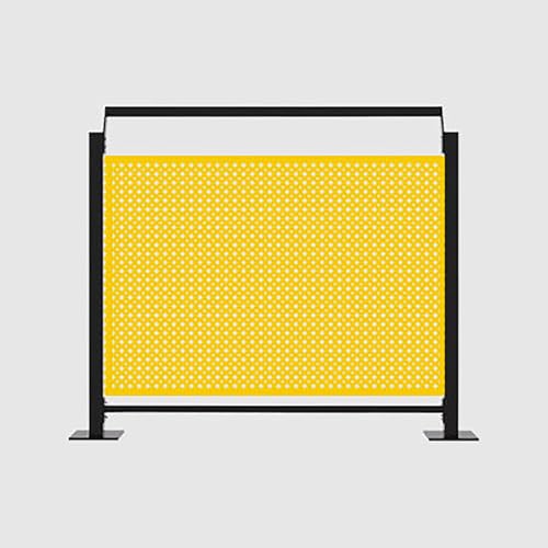 Transparenter Sichtschutz – kommerzielle Trennwand für den Außenbereich, für Veranstaltungen, Ausstellungen und Außenansicht, langlebiges und stilvolles Design, einfach zu montieren von Generisch