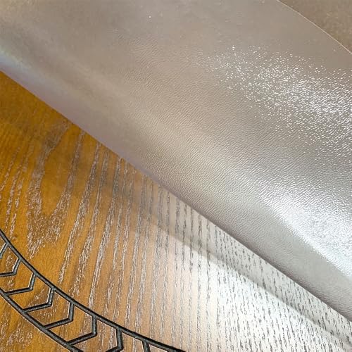 Transparenter Tischschutz, rund, 135 cm, 1,5 mm dick, PVC-Tischdecke, wasserdicht, waschbar, langlebig, Tischmatte, perfekt für Essen und Schutz Transparenter Tischschutz, rund, 135 cm, 1,5 mm dick, PVC-Tischdecke, wasserdicht, waschbar, langlebig, Tischmatte, perfekt für Essen und Schutz von Generisch