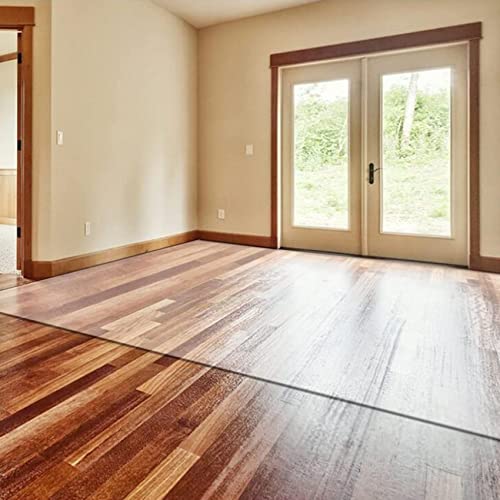 Transparenter Vinyl-Bodenläuferschutz für Hartholz und Teppich, transparenter Eingangs-Flurschutz für Zuhause und Büro, langlebige Bodenschutzmatte Transparenter Vinyl-Bodenläuferschutz für Hartholz und Teppich, transparenter Eingangs-Flurschutz für Zuhause und Büro, langlebige Bodenschutzmatte von Generisch