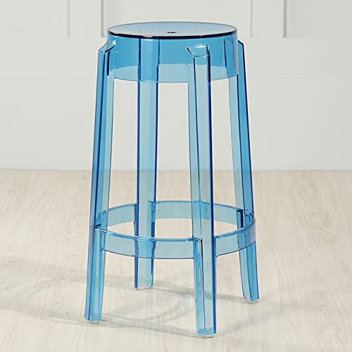 Transparenter rückenfreier Kunststoff-Hocker, stapelbares Design für Küche, Wohnzimmer, Schlafzimmer und Büro Transparenter rückenfreier Kunststoff-Hocker, stapelbares Design für Küche, Wohnzimmer, Schlafzimmer und Büro von Generisch