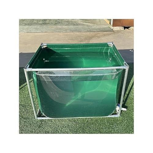 Transparentes PVC-Canvas-Schwimmbecken mit Stahlrahmen und Sichtfenster, ideal für Aquarien, Koiteiche und Goldfisch-Aquarien, mit Ablassventil für einfache Wartung Transparentes PVC-Canvas-Schwimmbecken mit Stahlrahmen und Sichtfenster, ideal für Aquarien, Koiteiche und Goldfisch-Aquarien, mit Ablassventil für einfache Wartung von Generisch