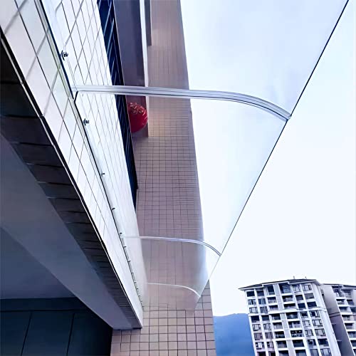 Transparentes Polycarbonat-Terrassenüberdachung – einfach zu installierende Markise für Haustür, Garten & Veranda – Regenschutz mit stilvollem Design & Outdoor-Schutz Transparentes Polycarbonat-Terrassenüberdachung – einfach zu installierende Markise für Haustür, Garten & Veranda – Regenschutz mit stilvollem Design & Outdoor-Schutz von Generisch