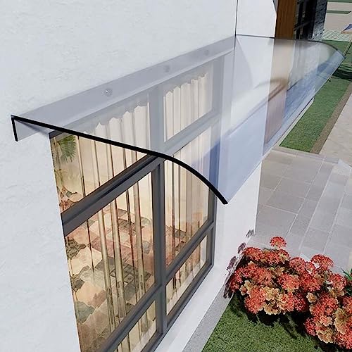 Transparentes Vordach für den Eingangsbereich, UV- und Wetterschutz, Markise für Türen und Fenster, Polycarbonat, Marquise, 40 x 100 cm, Outdoor-Unterstand für Regen und Schnee Transparentes Vordach für den Eingangsbereich, UV- und Wetterschutz, Markise für Türen und Fenster, Polycarbonat, Marquise, 40 x 100 cm, Outdoor-Unterstand für Regen und Schnee von Generisch