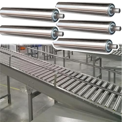 Transportrollen aus verzinktem Edelstahl, robuste Ersatzrollen für Rasenmäher, 38 mm Durchmesser, 950 mm Länge, Industriequalität, 5 Stück Transportrollen aus verzinktem Edelstahl, robuste Ersatzrollen für Rasenmäher, 38 mm Durchmesser, 950 mm Länge, Industriequalität, 5 Stück von Generisch