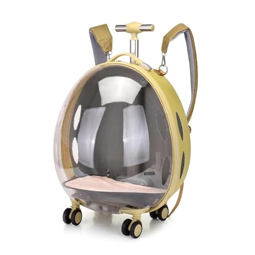 Transporttasche für Haustiere auf Rädern, transparenter Trolley für Katzen und Hunde, Rucksack mit großer Kapazität, tragbare Raumkapsel Transporttasche für Haustiere auf Rädern, transparenter Trolley für Katzen und Hunde, Rucksack mit großer Kapazität, tragbare Raumkapsel von Generisch