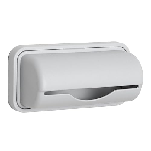 Trash Bag Holder Dispenser, Wall Mounted Garbage Pouch Storage Box for Under Sink Use, Space Saving Organizer Easy Access in Kitchen, Bathroom, and Small Spaces 5.91x2.56 Inches von Generisch