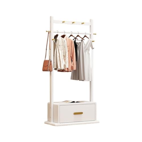 TreeShaped Garderobenleiste Massivholz Freistehender Kleiderbügel Multifunktionales Lagerregal für Zuhause & Schlafzimmer Einfaches Modernes Design Große Weiße Standgarderobe TreeShaped Garderobenleiste Massivholz Freistehender Kleiderbügel Multifunktionales Lagerregal für Zuhause & Schlafzimmer Einfaches Modernes Design Große Weiße Standgarderobe von Generisch